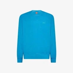 Best Felpa in cotone ottanio chiaro Uomo Beachwear Uomo