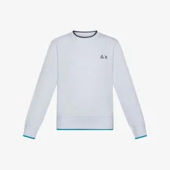 Discount Felpa in piquet cotone bianco Bambino Felpe