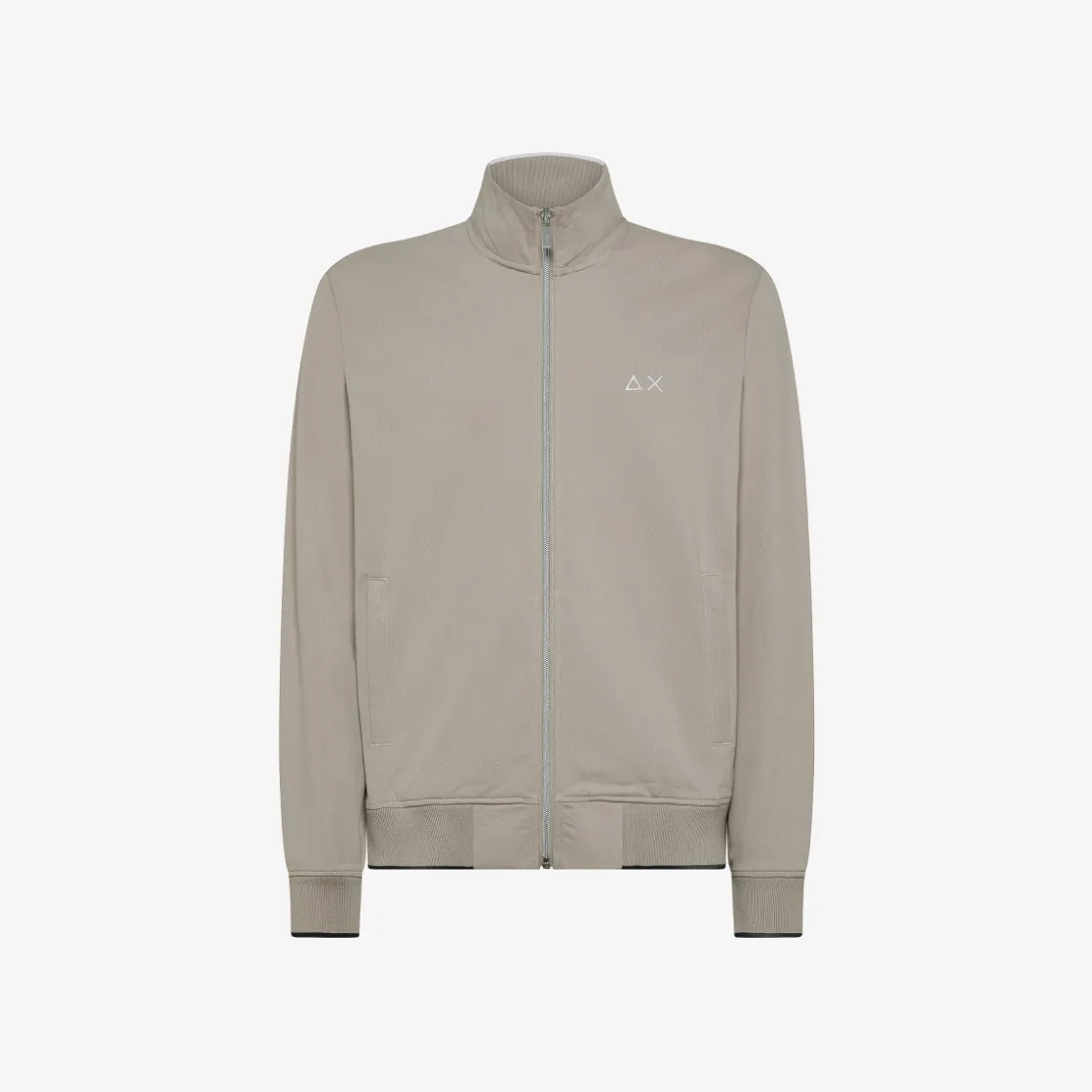 Hot Felpa stone in piquet con zip Uomo Felpe