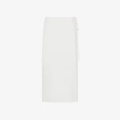 Discount Gonna in lino bianco Donna Gonne|Beachwear Donna