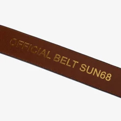 Outlet LEATHER BELT MARRONE Uomo Cinture