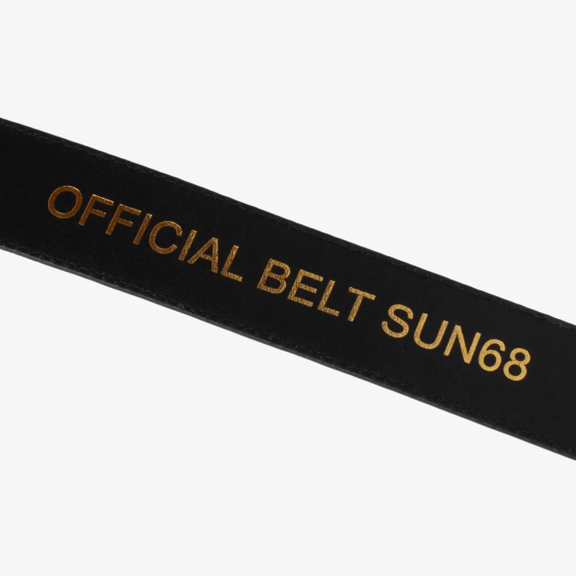 New LEATHER BELT NERO Uomo Cinture