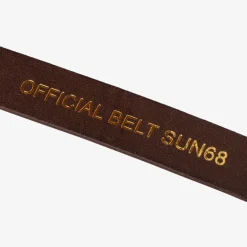 Discount LEATHER BELT TESTA DI MORO Uomo Cinture