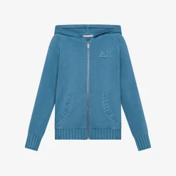 Hot Maglia hoodie in cotone avio Bambino Maglie