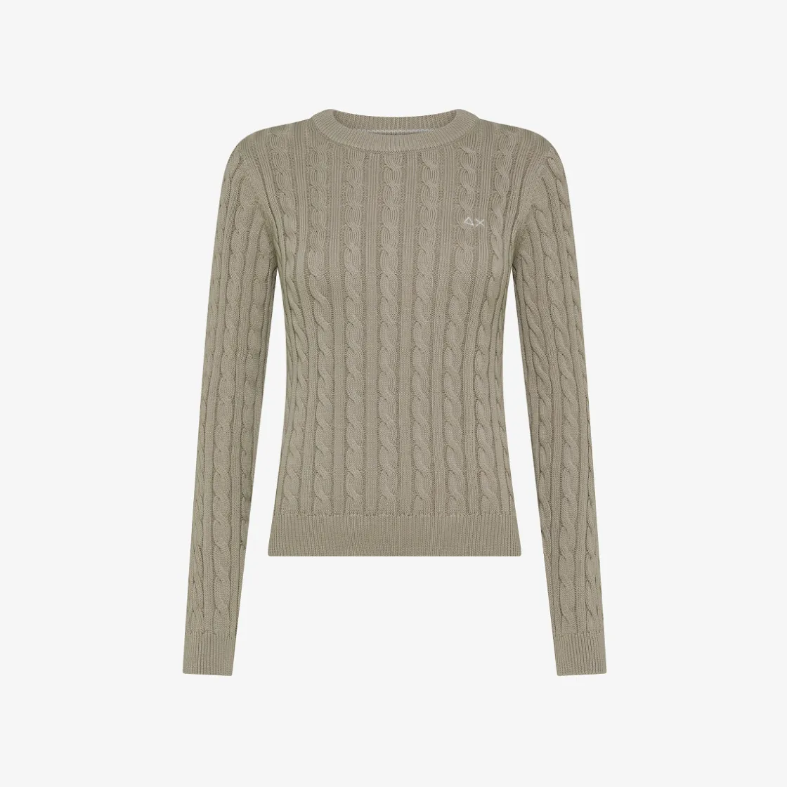 Hot Maglia in cotone a trecce stone Donna Maglie