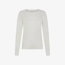 Hot Maglia in cotone bianco panna Donna Maglie