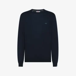 Best Maglia in cotone blu navy Uomo Maglie
