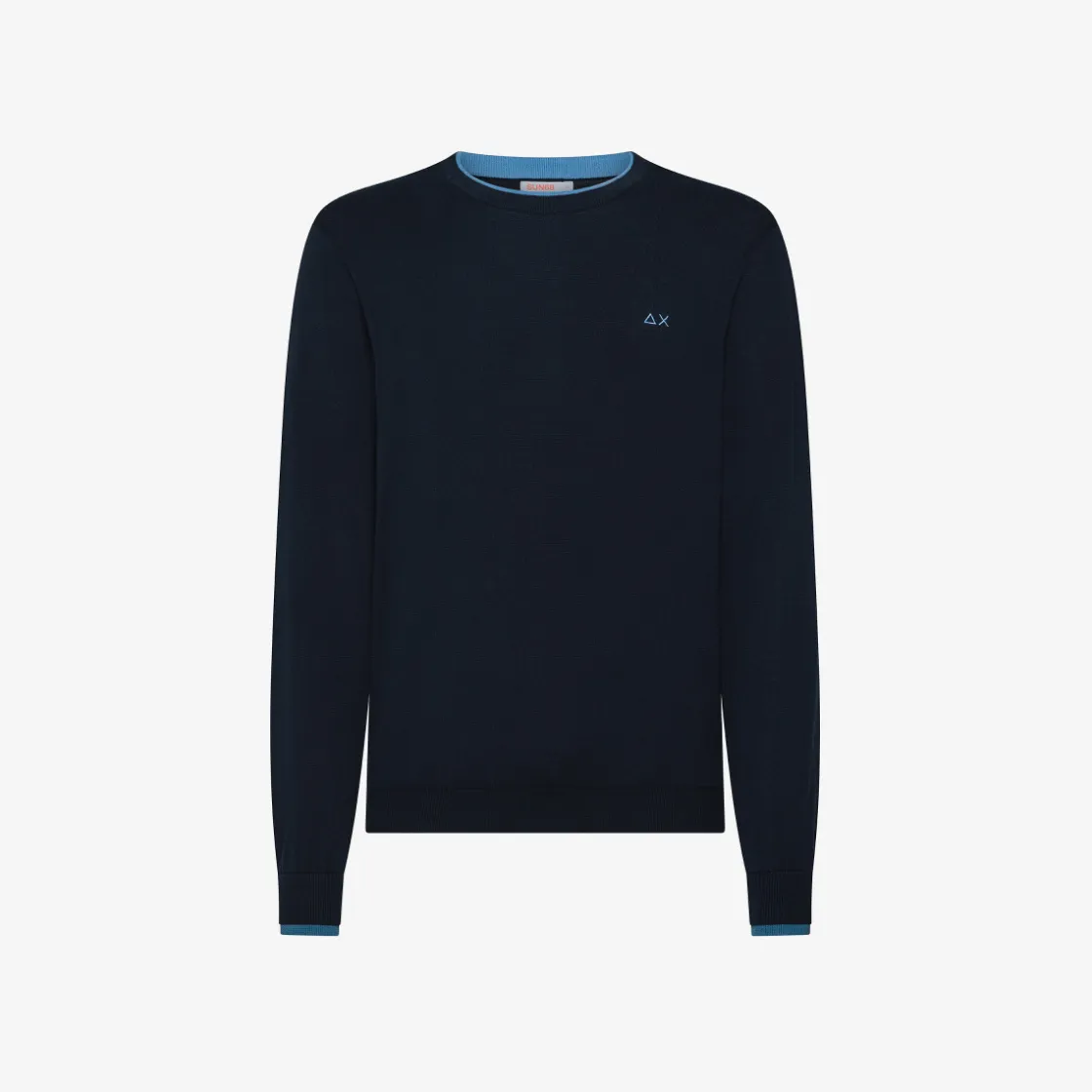 Discount Maglia in cotone blu navy Uomo Maglie