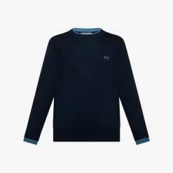 Best Maglia in cotone blu navy Bambino Maglie
