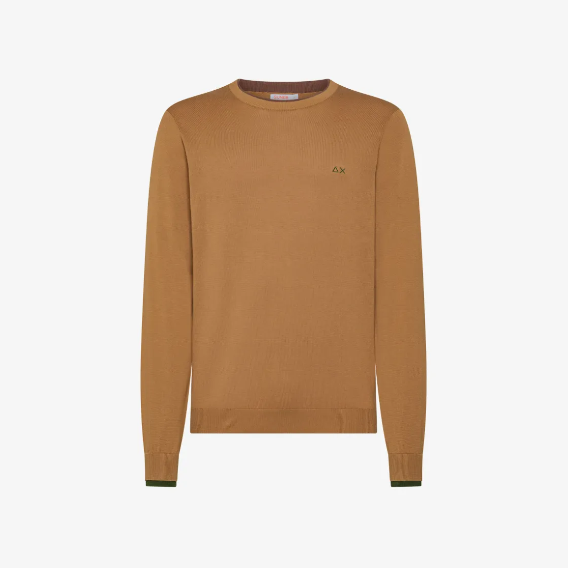 Clearance Maglia in cotone cammello Uomo Maglie