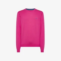 Outlet Maglia in cotone fucsia Uomo Maglie