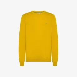 Outlet Maglia in cotone giallo Uomo Maglie