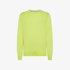 Fashion Maglia in cotone giallo limone Uomo Maglie