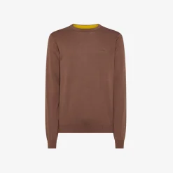 Online Maglia in cotone marrone Uomo Maglie