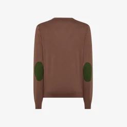 Online Maglia in cotone marrone Uomo Maglie