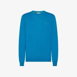 Outlet Maglia in cotone ottanio chiaro Uomo Maglie