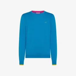 Clearance Maglia in cotone ottanio chiaro Uomo Maglie