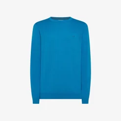 Outlet Maglia in cotone ottanio chiaro Uomo Maglie