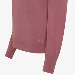Outlet Maglia in cotone rosa scuro Donna Maglie