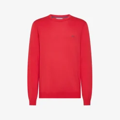 Clearance Maglia in cotone rosso Uomo Maglie