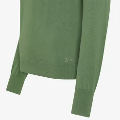 Clearance Maglia in cotone verde salvia Donna Maglie