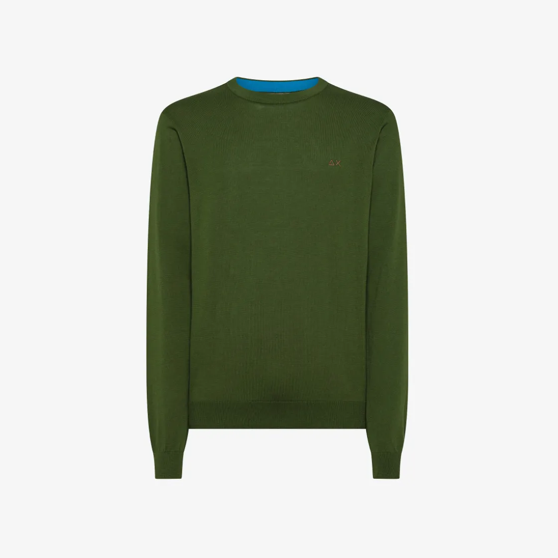 Discount Maglia in cotone verde scuro Uomo Maglie