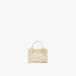 Outlet Mini bag in cotone beige Donna Borse|Accessori Donna