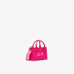 Online Mini bag in cotone fucsia Donna Accessori Donna|Borse