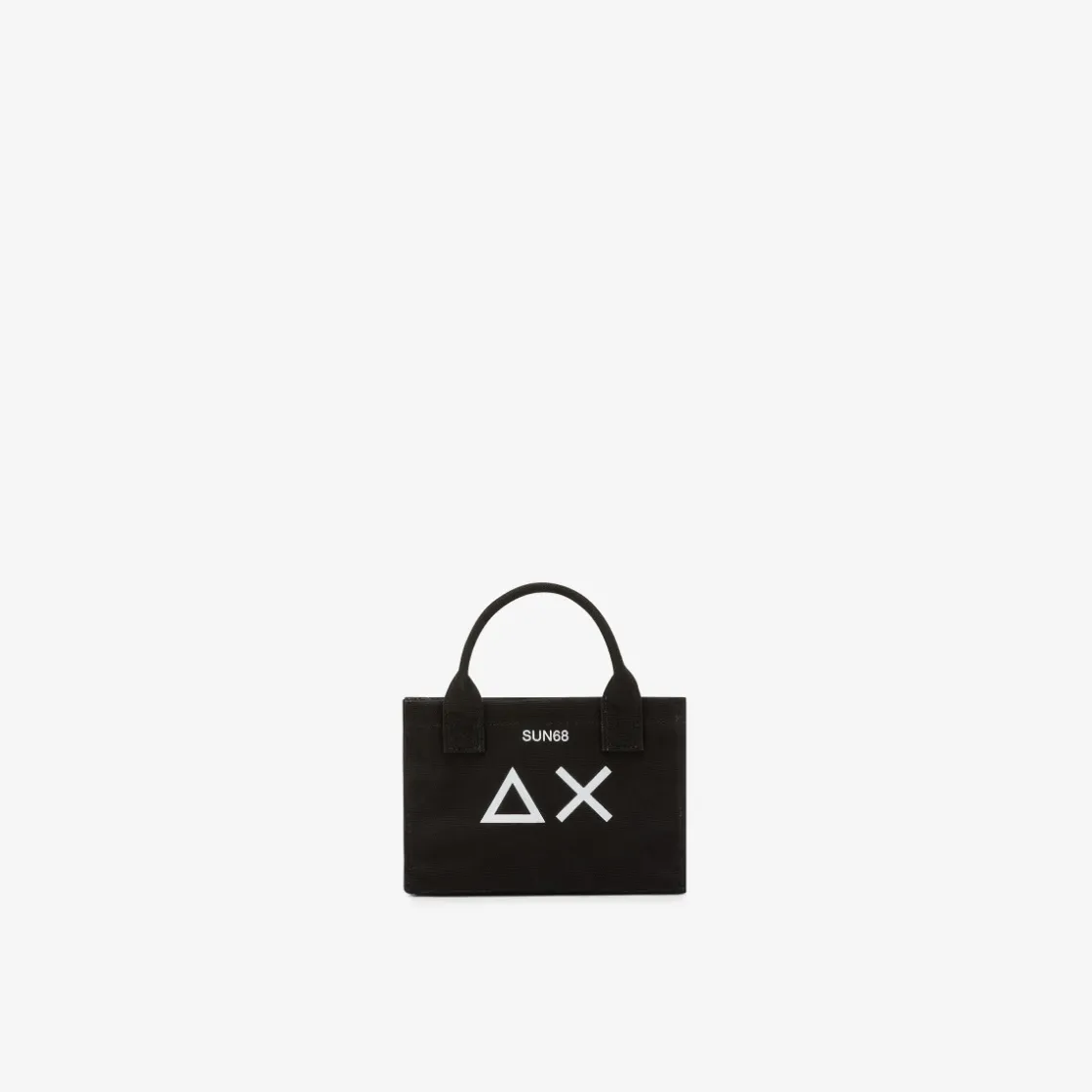 Online Mini bag in cotone nero Donna Borse|Accessori Donna