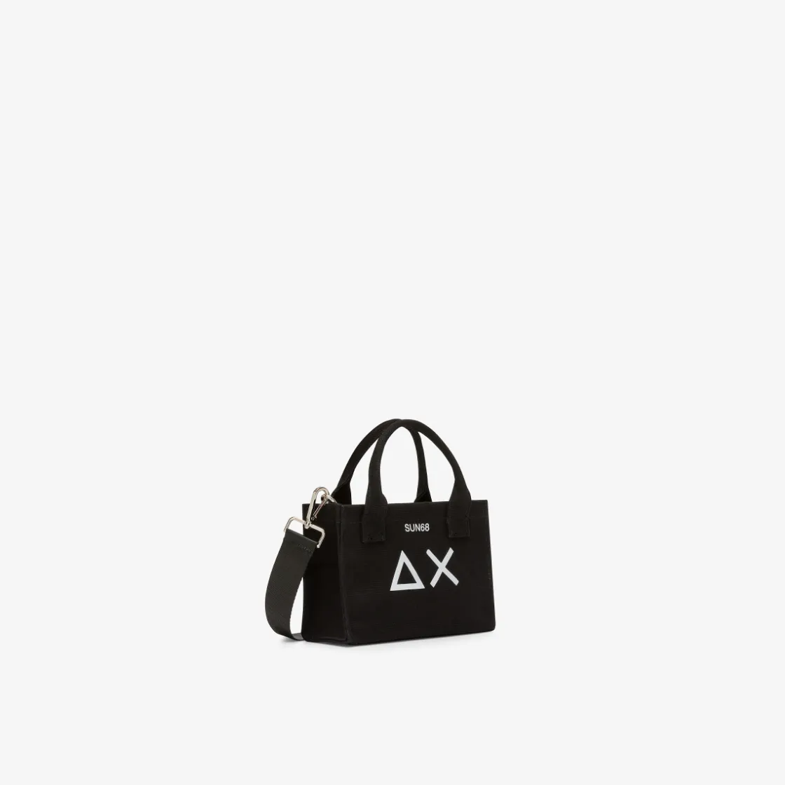 Online Mini bag in cotone nero Donna Borse|Accessori Donna