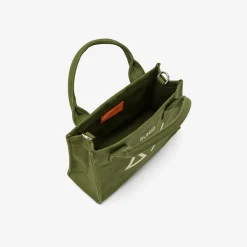 Sale Mini bag in cotone verde scuro Donna Borse|Accessori Donna