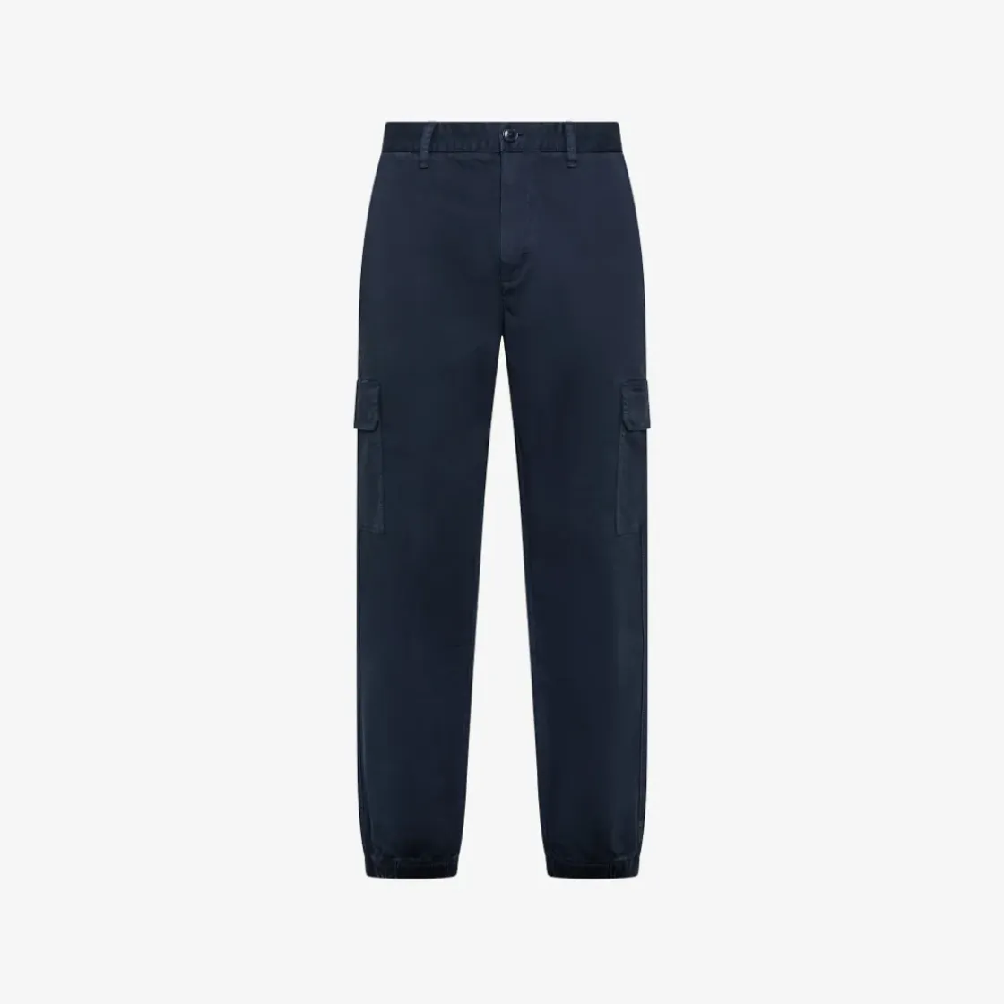 New Pantaloni cargo in cotone inchiostro Uomo Pantaloni