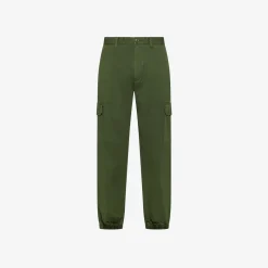 Best Pantaloni cargo in cotone verde scuro Uomo Pantaloni