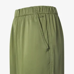 Sale Pantaloni cargo in tessuto fluido verde salvia Donna Pantaloni