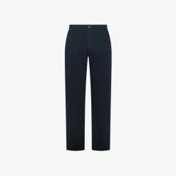 New Pantaloni chino in cotone blu navy Uomo Pantaloni