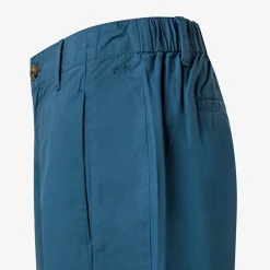 Fashion Pantaloni in cotone avio scuro Donna Pantaloni