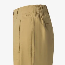 Discount Pantaloni in cotone beige Donna Pantaloni