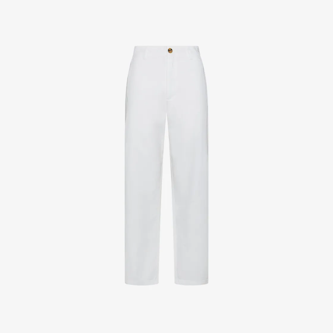 Sale Pantaloni in cotone bianco panna Donna Pantaloni