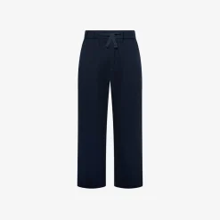 Outlet Pantaloni in cotone blu navy Bambino Pantaloni