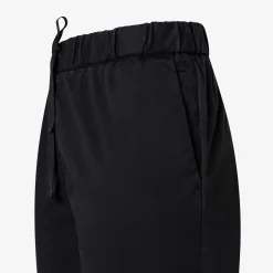 Fashion Pantaloni in cotone nero Donna Pantaloni