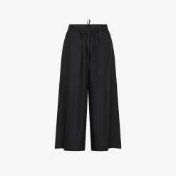 Hot Pantaloni in cotone nero con coulisse Donna Pantaloni