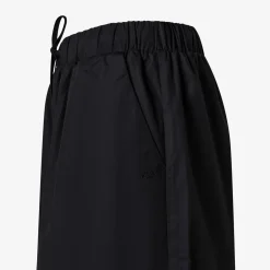 Hot Pantaloni in cotone nero con coulisse Donna Pantaloni