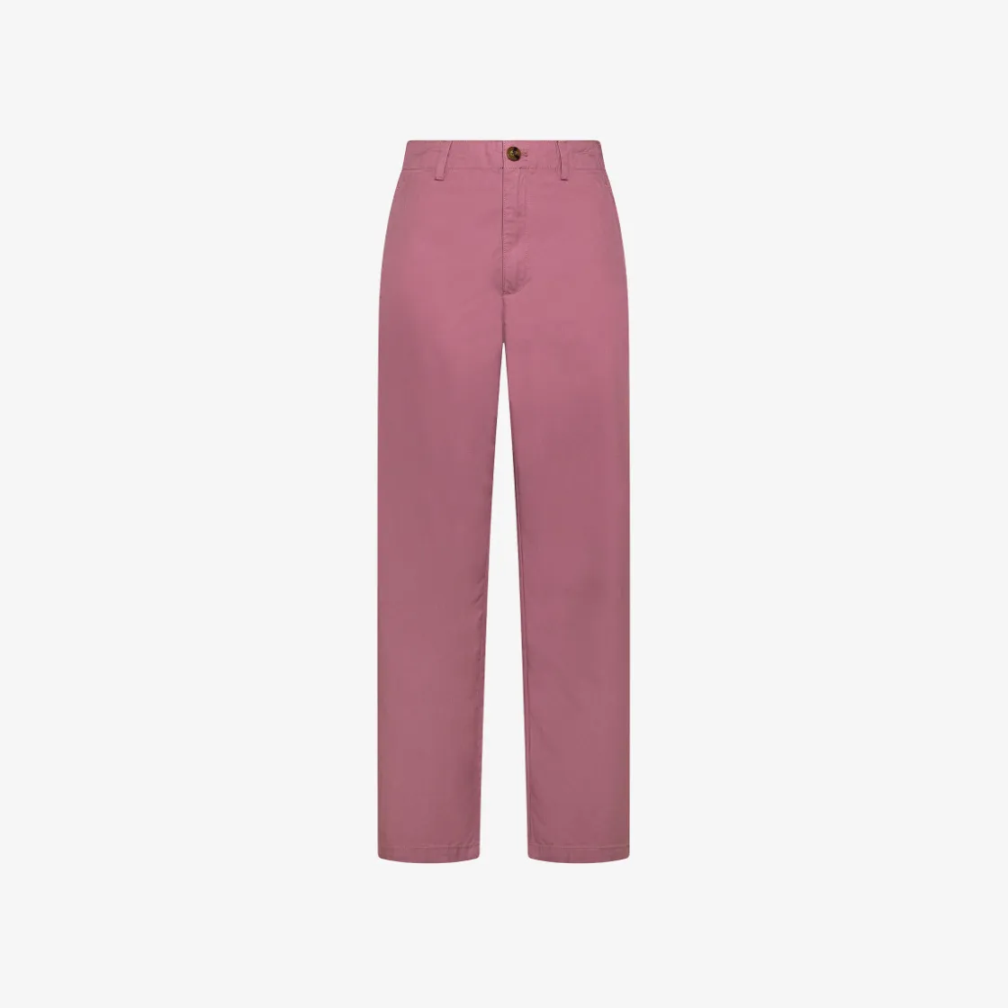 Outlet Pantaloni in cotone rosa scuro Donna Pantaloni