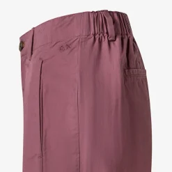 Outlet Pantaloni in cotone rosa scuro Donna Pantaloni