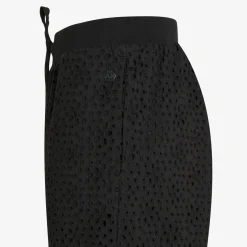 Fashion Pantaloni in cotone Sangallo nero Donna Pantaloni|Beachwear Donna