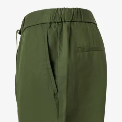 Outlet Pantaloni in cotone verde scuro Uomo Pantaloni
