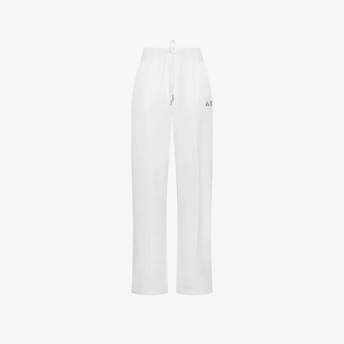 Discount Pantaloni in felpa di cotone bianco panna Donna Pantaloni|Felpe