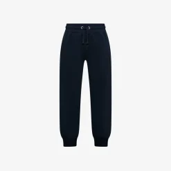 New Pantaloni in felpa di cotone blu navy Bambino Pantaloni|Felpe
