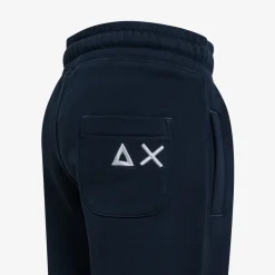 New Pantaloni in felpa di cotone blu navy Bambino Pantaloni|Felpe