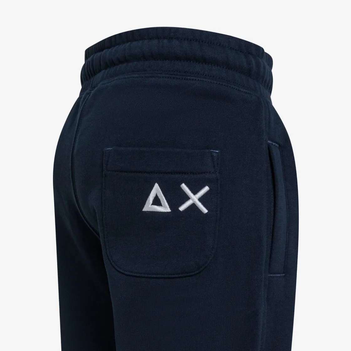 New Pantaloni in felpa di cotone blu navy Bambino Pantaloni|Felpe